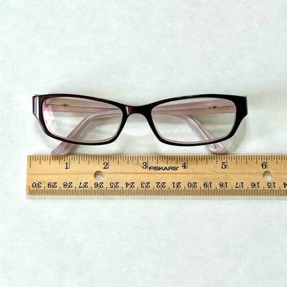 Plastic Eggplant Purple Women's Eyeglasses Eye Glass Frames - Picture 2 of 6